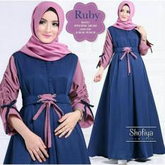 RULIVA - ruby dress NAVY