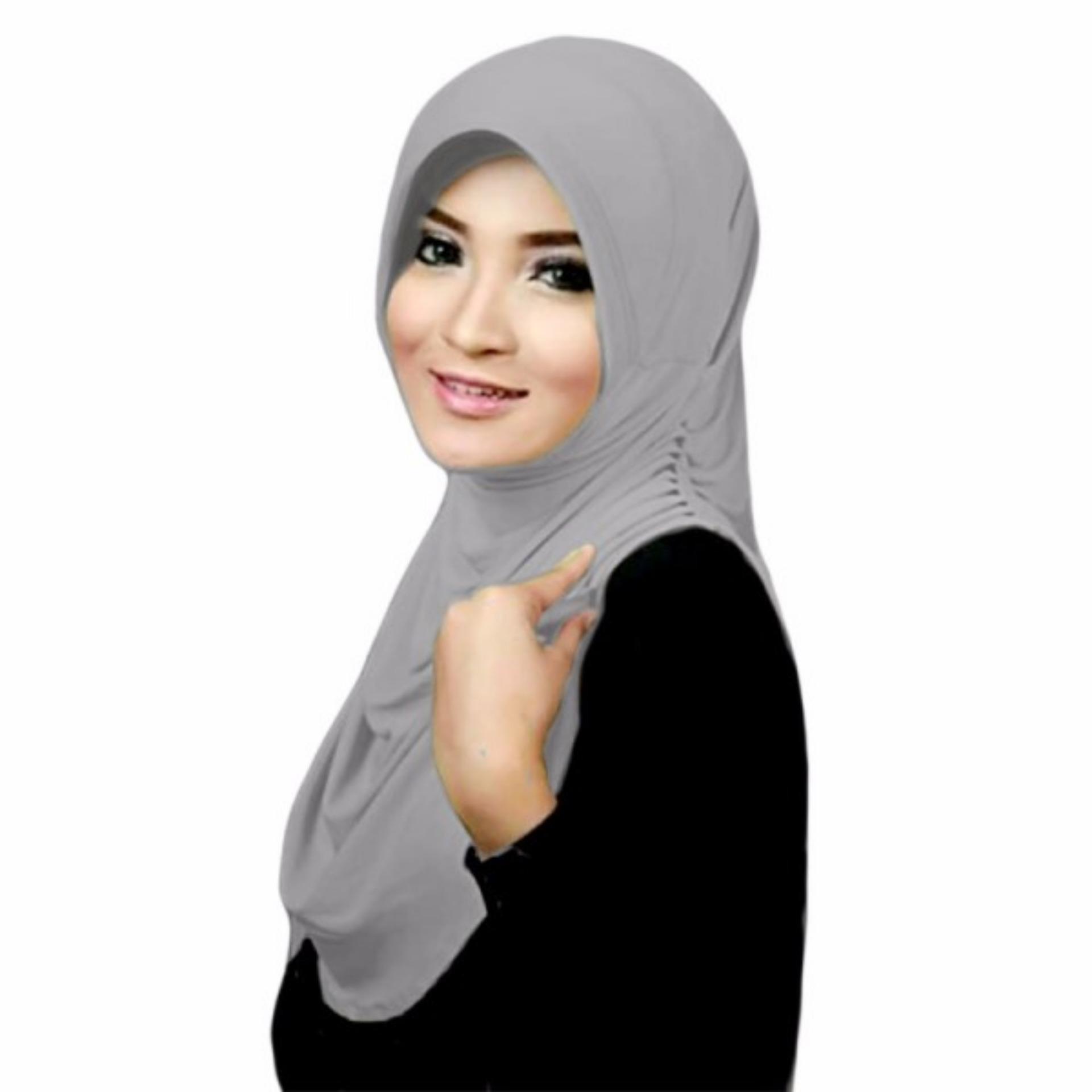 Gita Sukma Hijab Rumana Kerudung Instan - Abu 