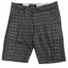 Rusty Celana Pendek Katun Polkadot Hitam Abu