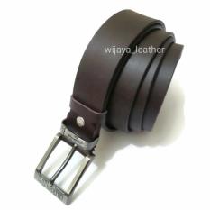 Sabuk Kulit Asli Bandung 125cm CoklatTua