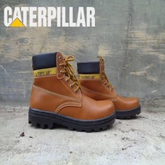 Safety Shoes Sepatu Caterpillar Safety Boots Bromo Warna Coklat Muda