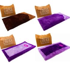 Sajadah Busa Bulu Rasfur Tebal 4 CM kombinasi 2 Warna + Free Tas yang cantik