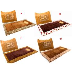 Sajadah Busa Bulu Rasfur Tebal 4 CM Motif + Free Tas
