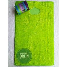 Sajadah Swissroll Orlin Warna Hijau Muda / Sajadah Bulu / Sajadah Empuk / Sajadah Busa / Sajadah Empuk / Sajadah Polos