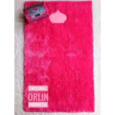 Sajadah Swissroll Orlin Warna Hot Pink / Sajadah Bulu / Sajadah Empuk / Sajadah Busa / Sajadah Empuk / Sajadah Polos
