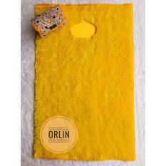 Sajadah Swissroll Orlin Warna Kuning Tua / Sajadah Bulu / Sajadah Empuk / Sajadah Busa / Sajadah Empuk / Sajadah Polos