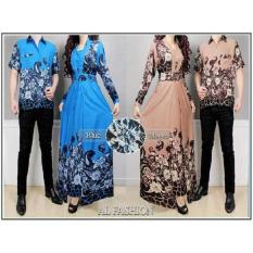 SALE!!! BajuReady 1024 BAJU COUPLE BATIK MODERN PAKAIAN PASANGAN KELUARGA SARIMBIT KEMEJA KOKO LENGAN PENDEK MAXI MAXY DRESS PANJANG GROSIR MURAH PESTA KEKINIAN