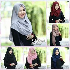 Sale Gamis Kerudung/Jilbab 1Slup Hana Instant