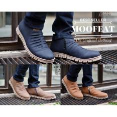 Sale Moofeat Zipper Anthony Sepatu Boots Pria Resleting Samping Casual Sneakers Kerja