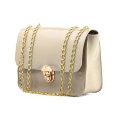 Salvora tas wanita/ tas selempang / tas slempang / tas bahu wanita / tas cewek / tas murah / tas wanita murah / tas wanita terbaru / tas cantik / was wanita branded / tas kecil /tas kerja / tas slempang jelly/ tas jelly SV33-Krem