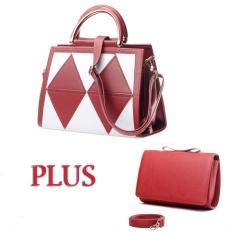 Salvora Salvora tas wanita/ tas selempang / tas slempang / tas bahu wanita / tas cewek / tas murah / tas wanita murah / tas wanita terbaru / tas cantik / was wanita branded / tas kecil /tas kerja SV08 Maroon free tas wanita SV16 Maroon