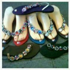 Sandal Elastik Bali Tl Belakang