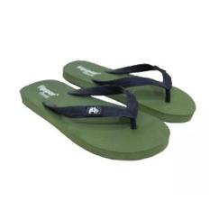 Sandal Fipper Classic - Sendal Jepit - Sendal Pantai Navy Green Army - UK 9