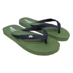 Sandal Fipper Classic - Sendal Jepit - Sendal Pantai Navy Green Army - UK 9