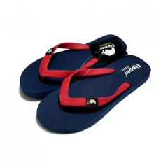 Sandal Fipper Classic / Sendal Jepit / Sendal Pantai Navy Red Male