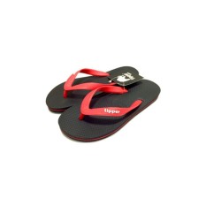 Sandal Fipper Slick Cowok Hitam Merah