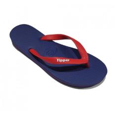 Sandal Fipper Slick / Sendal Jepit / Sendal Pantai Dark Blue Red - Yovqeb