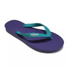 Sandal Fipper Slick - Sendal Jepit - Sendal Pantai Purple Blue - UK 8