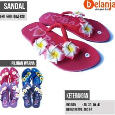 Sandal Jepit Jepun I Love Bali Oleh Oleh Khas Bali