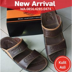 SANDAL PRIA COWOK LAKI-LAKI KULIT ASLI SENDAL HANDMADE HARLEY DAVIDSON AWET KUAT MURAH BEST SELLER