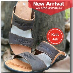 SANDAL PRIA COWOK LAKI-LAKI KULIT SAPI ASLI SENDAL HANDMADE HARLEY DAVIDSON 010 AWET KUAT MURAH BEST SELLER BERKUALITAS