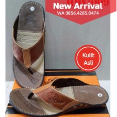 SANDAL PRIA COWOK LAKI-LAKI KULIT SAPI ASLI SENDAL HANDMADE HARLEY DAVIDSON 029 AWET KUAT MURAH BEST SELLER BERKUALITAS