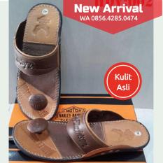 SANDAL PRIA COWOK LAKI-LAKI KULIT SAPI ASLI SENDAL HANDMADE HARLEY DAVIDSON 066 AWET KUAT MURAH BEST SELLER BERKUALITAS