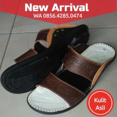 SANDAL PRIA COWOK LAKI-LAKI KULIT SAPI ASLI SENDAL HANDMADE HARLEY DAVIDSON 070 AWET KUAT MURAH BEST SELLER BERKUALITAS