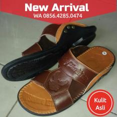SANDAL PRIA COWOK LAKI-LAKI KULIT SAPI ASLI SENDAL HANDMADE HARLEY DAVIDSON 074 AWET KUAT MURAH BEST SELLER BERKUALITAS