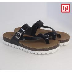 Ramayana - Polo Ralph House - Sandal Wanita Basic Motif Jepit Hitam - Polo Ralph House (07969521) (36)