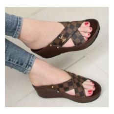 Sandal Wanita Murah Wedges Murah Model Terbaru JH101