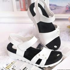 Sandal Wanita Sandal Wanita Wedges ( Sepatu / Sendal Cewek ) Fashion Wanita Amora White