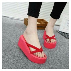 Sandal Wedges Spon Merah Department Store