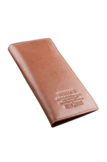Sanwood Pria Bisnis Kulit Dompet Kartu Kredit Dompet Holder Lampu Cokelat Kehitaman-Intl