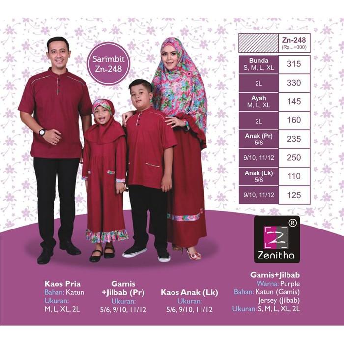 Sarimbit Keluarga Zenitha 248 / Couple Busana Muslim - Ommo1b