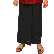 Sarung ATLAS Hitam Polos - HPL