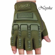 Sarung Tangan Glove Tactical Army Military Bikers M-PACT MECHANIX Half Finger