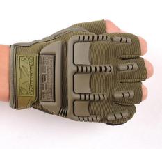 Sarung Tangan Tactical Military Half Finger Zetta Hijau