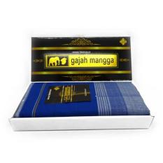 Sarung Tenun Gajah Mangga Warna Biru