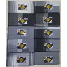 Sarung Tenun Wadimor Hitam Putih - 1Kodi/20Pcs