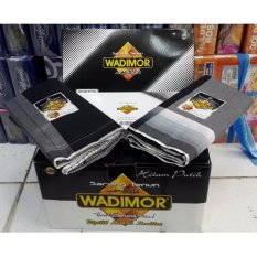 Sarung Tenun Wadimor Hitam Putih - 2 Pcs