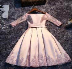 Gaun Pesta Satin Model Baru Baju Pelayanan RESTONIC Pengantin Wanita