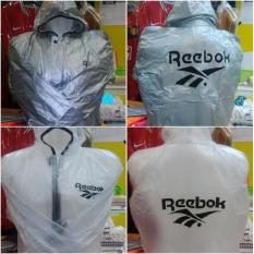 Sauna Suit Jumbo Xxxl /Warna Hitam Dan Putih / Jaket Hujan / Termurah - Ttyloe
