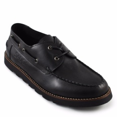 Sauqi Footwear Zapato Sepatu Loafers Pria Sepatu Kulit Asli - Hitam