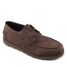 Sauqi Zapato Casual Sepatu Pria - Kulit Asli Brown