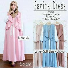 Savira Dress/Savira Gamis/Savira Maxi/Gamis Wolfis Murah/Baju Panjang Muslim Cantik/Gamis Lebaran
