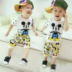 2 Pcs Baju Lengan Pendek Cotton Anak Laki