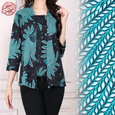 SB Collection Atasan Blouse Melinda Abaya Kemeja Batik Wanita