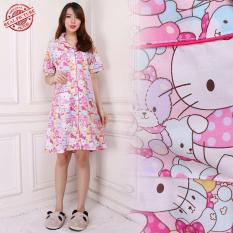 SB Collection Baju Tidur Angelina Dress Daster Piyama Import-Pink