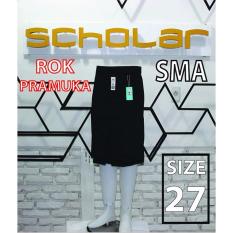 Scholar seragam sekolah rok pramuka SMA pendek biku 1 size 27